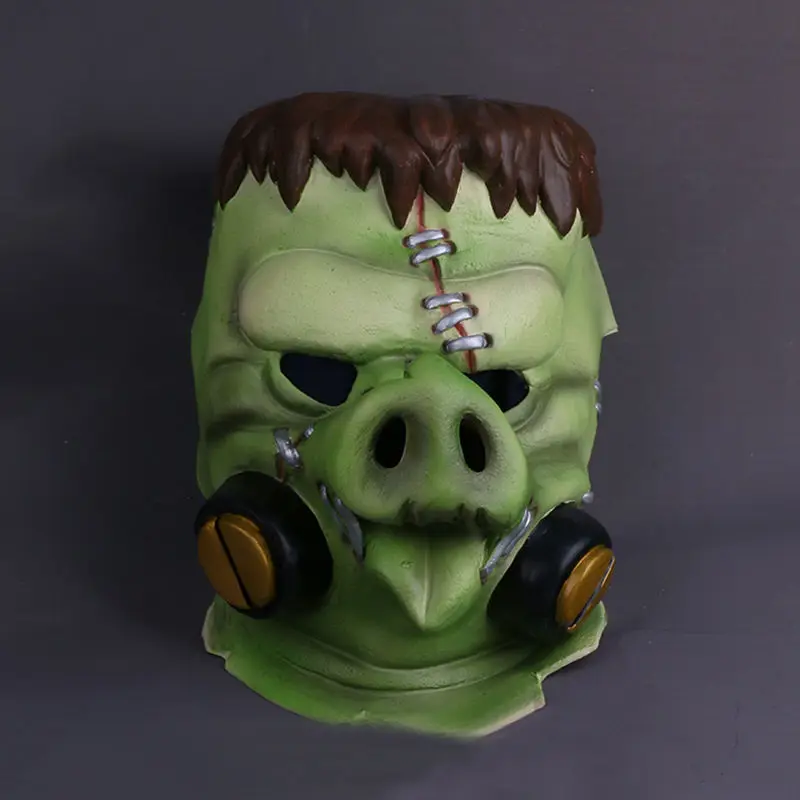 Hot Game OW ROADHOG MAKO RUTLEDGE Skin of Halloween Masks Latex Cosplay Mask Party Prop Gifts (4)