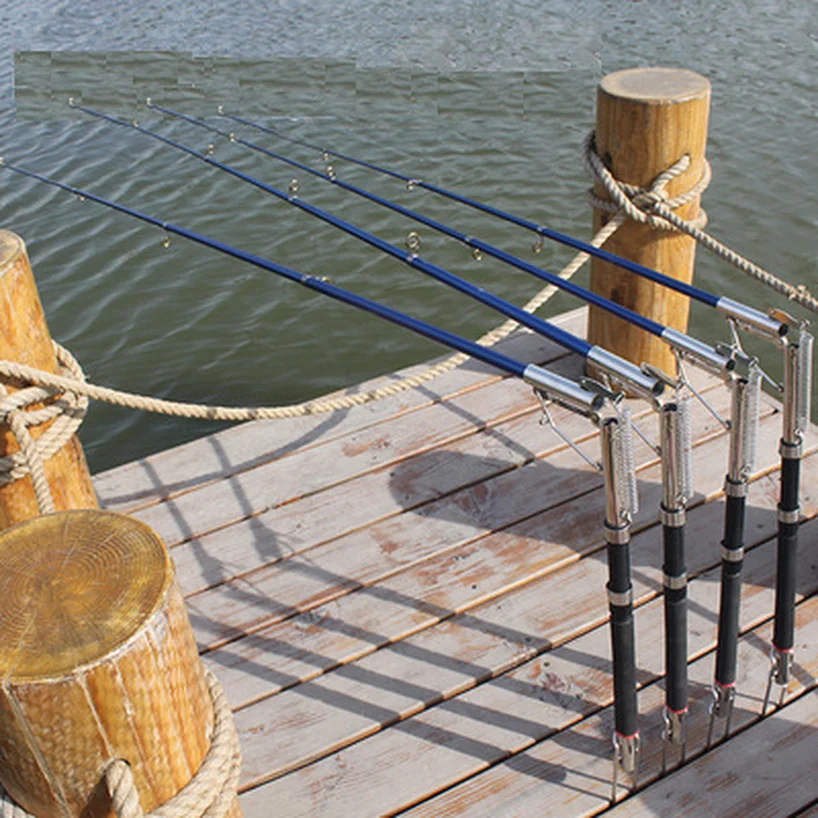 

2019 Automatic Fishing Rod High Quality Fish Pole 2.1m 2.4m 2.7m Sea River Lake Stainless Steel Fishing Rod Spinning Telescopic