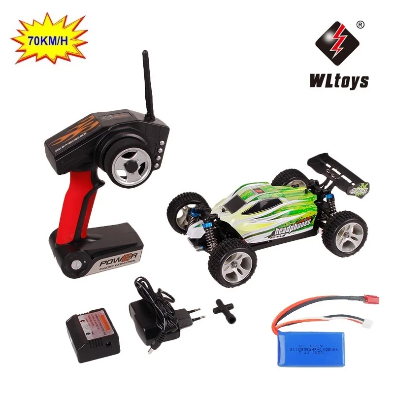 Радиоуправляемая машина WLtoys A959 A959-B 2,4G 1/18 Масштаб дистанционного управления Внедорожный гоночный автомобиль Высокая скорость трюк внедорожник игрушка подарок для мальчика RC Мини автомобиль - Цвет: 1 battery