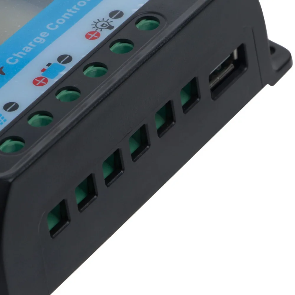 1 шт. ШИМ 30A USB панели солнечные контроллер заряда 12 В в В 24 Авто ЖК дисплей регулятор RTD