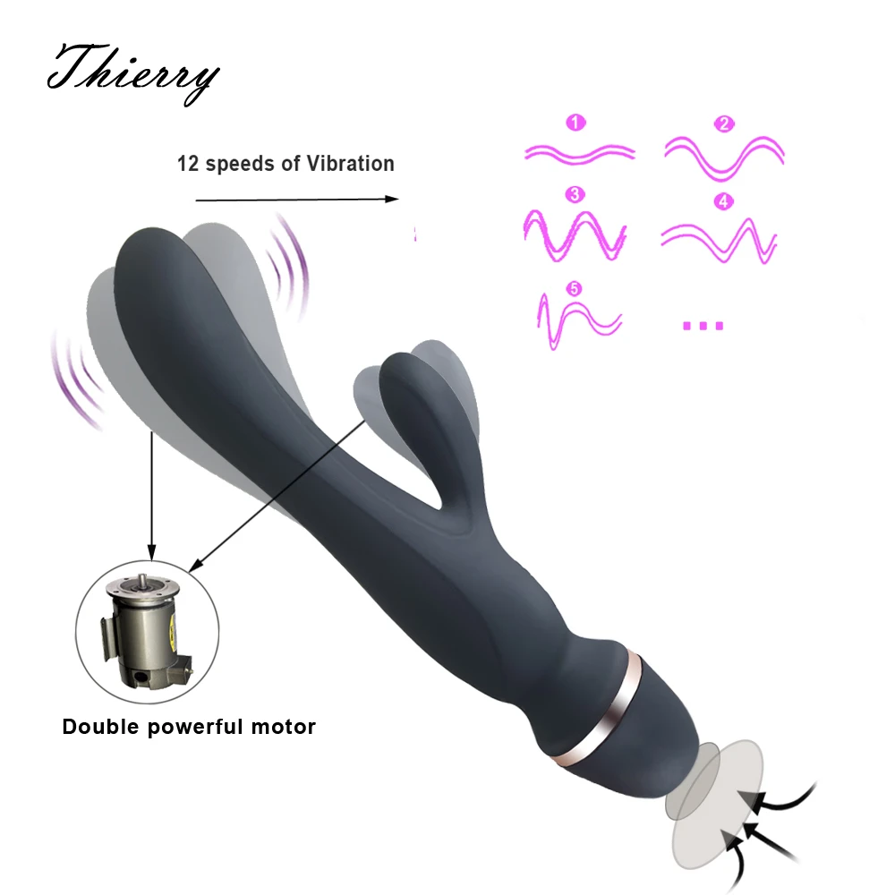 Thierry Female Nipple Clitoral Sucking G-spot Vibrators Clit Tit Sucker Stimulator Vibrating Massager Oral Sex Toys for Women | Красота и