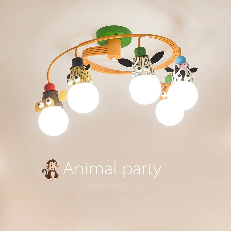 

Nordic Creative Cartoon Led Pendant Lamp Home Decoration Indoor Lighting Personality Pendant Light for Kid Children Bedroom Lamp