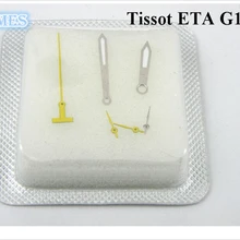 Стрелки часов 6 шт.-Tisst ETA G10.211 механизм хронографа запасные части для ремонта часов