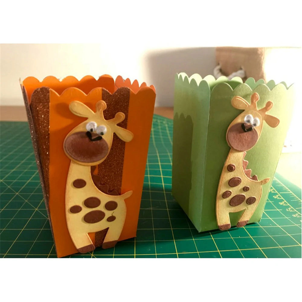 

2019 Pop Corn Box Dies scrapbooking New Arrival Metal Cutting Dies Design Craft New Cutting Dies For Card Cut Valentine