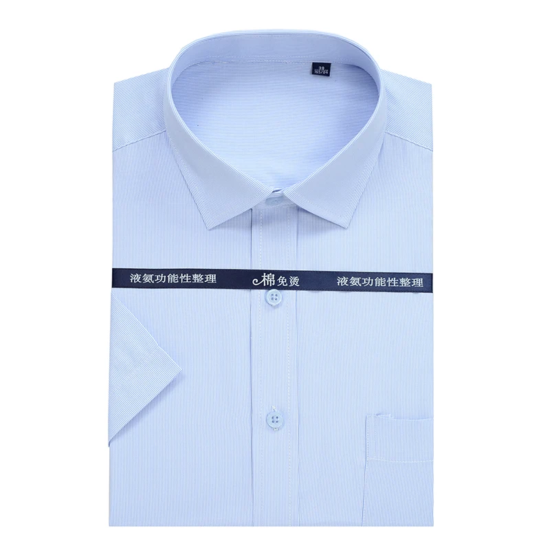 Новое поступление Высокое качество Мужчины с коротким рукавом хлопковая рубашка Повседневная мода супер большой в полоску летние большие размеры M-8XL9XL10XL 38-50