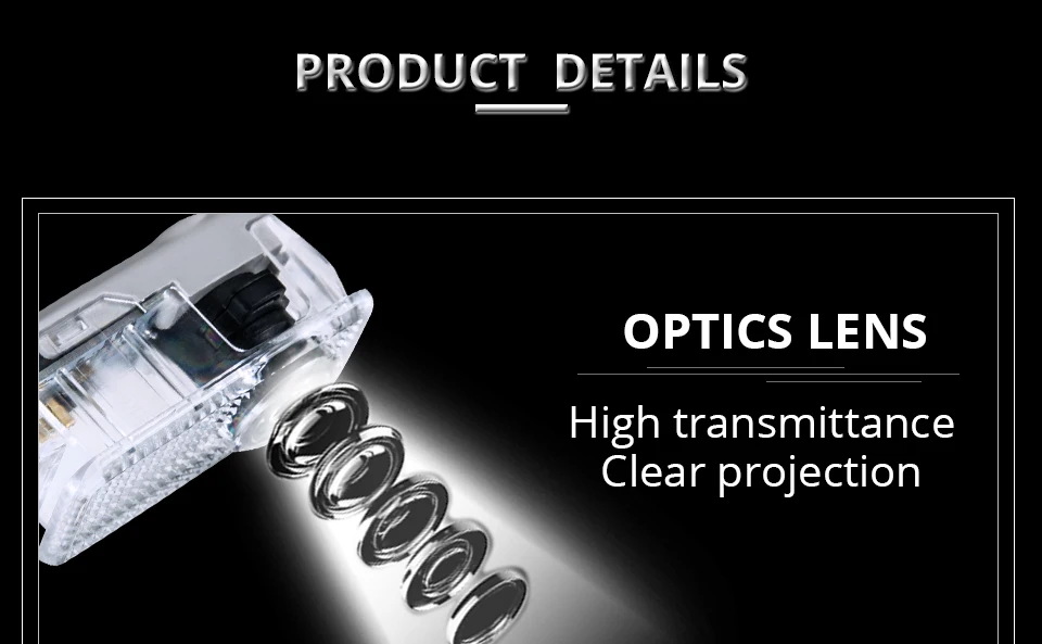 LED Auto Accessories 12V Car Welcome Door Shadow Logo Projector Light 6500K White For Mercedes C-Class W203 W208 W209 R171 R199  (7)