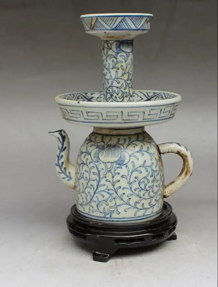 Collectible Chinese Old Handwork Ming dynasty teapot style Plate model