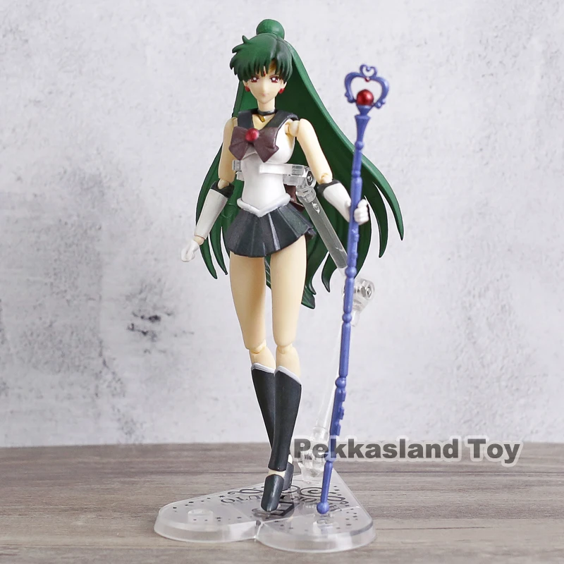 

Sailor Moon SHF Pretty Guardian Sailor Pluto Meiou Setsuna PVC Action Figure Collectible Model Toy