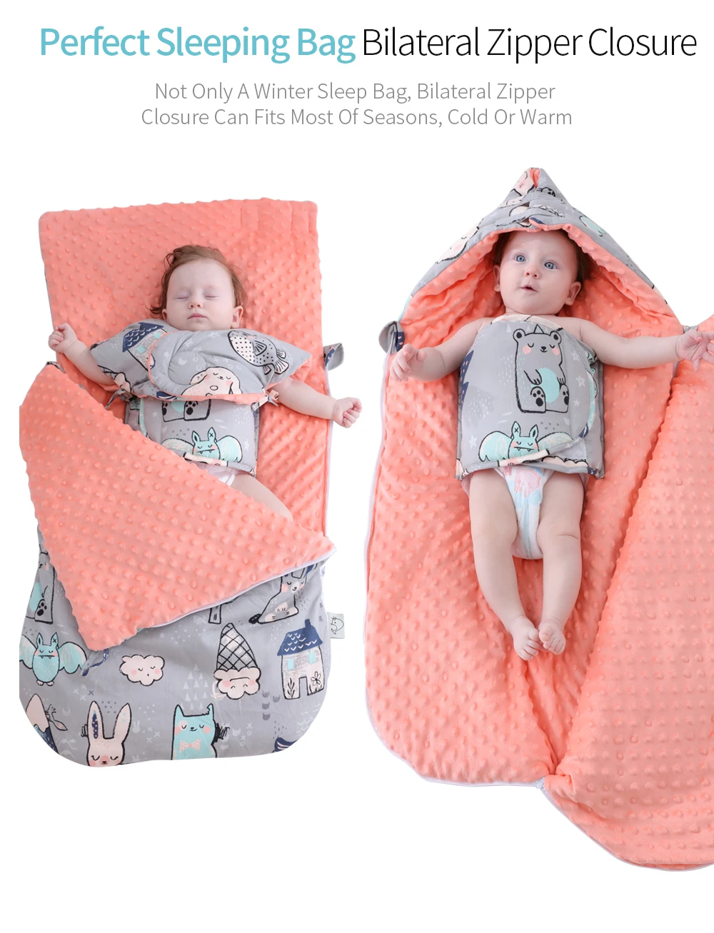0 3 Tahun Bayi Baru Lahir Saat Kantong Tidur Dorong Sleepsacks Musim Dingin Bayi Selimut Bayi Bedong Bayi Bayi Kantong Tidur Untuk Kereta Dorong Sak Tidur Aliexpress