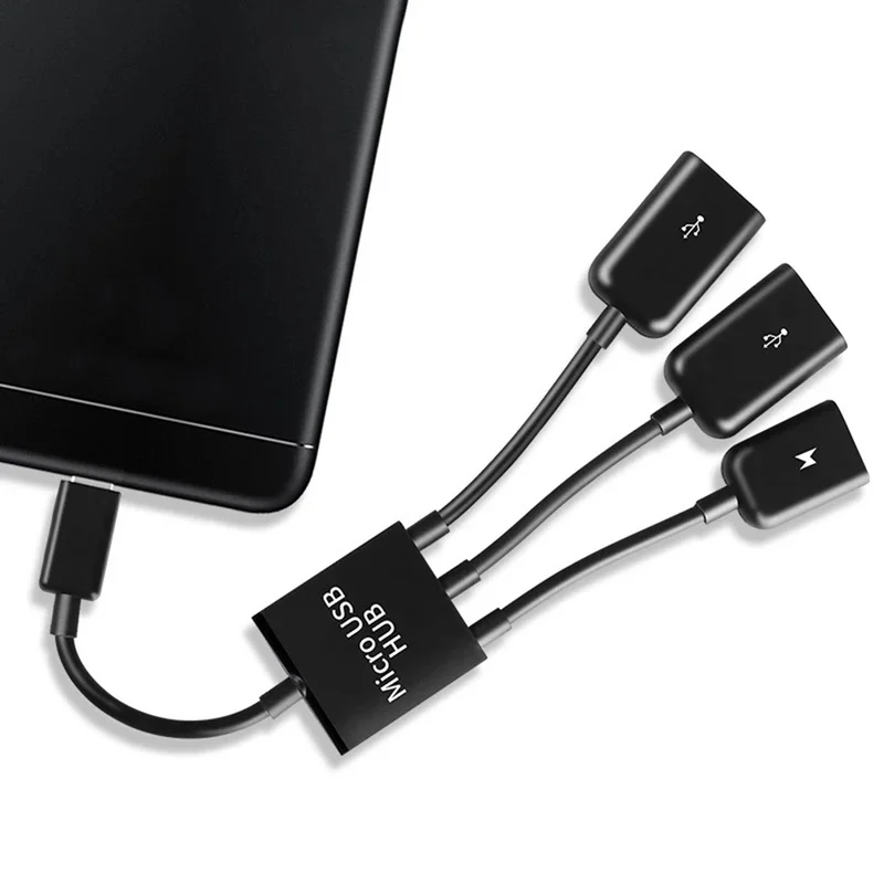 3 в 1 Micro USB OTG кабель передачи данных Micro USB адаптер «Папа-мама» игровая мышь Клавиатура Кабель-адаптер для samsung huawei