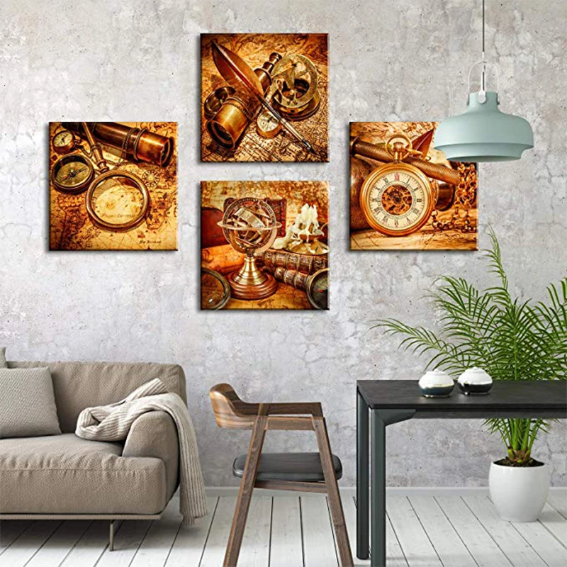 5D DIY Diamond Painting Marine navigation 3d Mosaic Full Rhinestone Embroidery map and telescope Picture Cross Stitch | Дом и сад