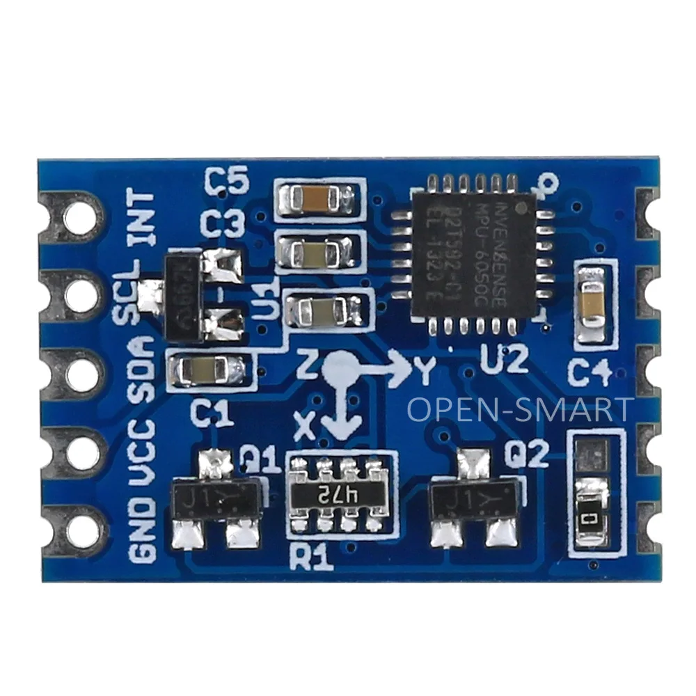 OPEN SMART MPU6050 6 DOF 3 Axis Gyro 3 Axis Digital Gravity Sensor I2C ...