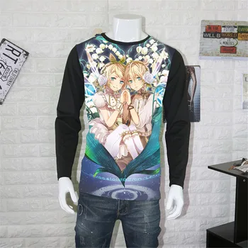 

Cosplay Virtual Singer T-Shirts Long Sleeve Shirts Lolita Kagamine Mirrors Kagamine Rin Kagamine Len Cosplay Shirt