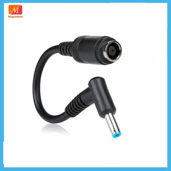 

10ps/lot New 7.4*5.0 mm with Pin Bule DC Power Charger Adapter Converter Connector to DC 4.5*3.0 mm for HP Ultrabook Dell Laptop