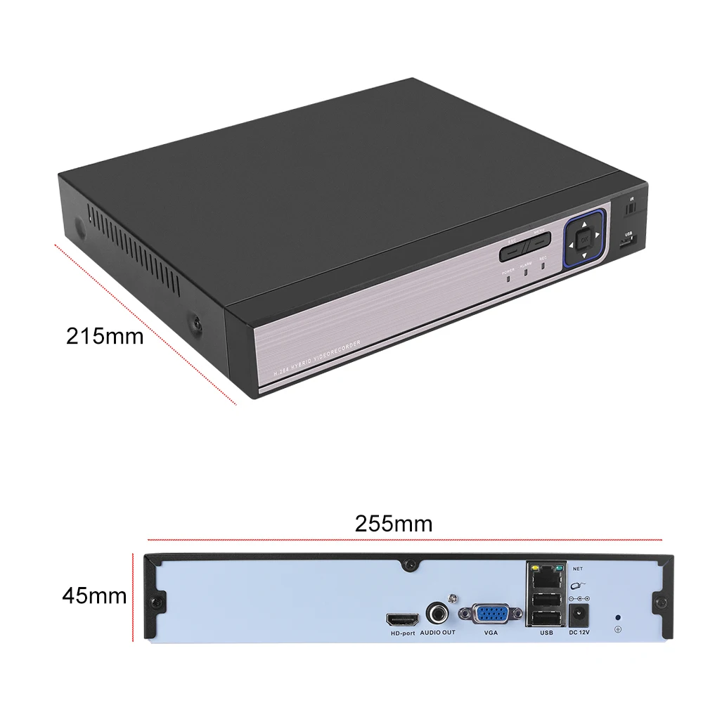 USAFEQLO H.265 H.264 8CH 16CH IP Камера NVR камеры видеонаблюдения CCTV Системы P2P ONVIF 4*5 Мп/8*4 Мп ONVIF в реальном времени XMEye P2P