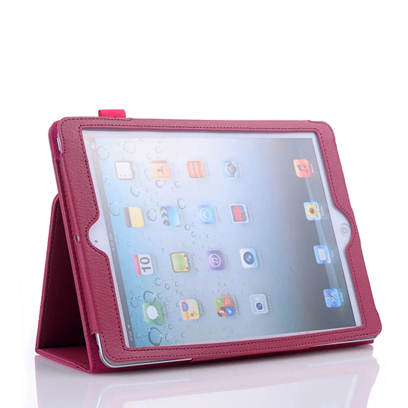 

Solid Simple Soft Shockproof Anti-skid Ultrathin PU Leather Case Magnetic Flip For iPad Mini 1/2/3 Tablet Smart Wake Up Cover