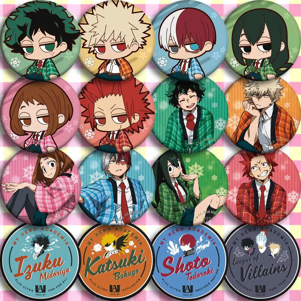 Подарок My Hero Academia/Boku no Academia Uraraka Ochako bakugou katsuki Todoroki Midoriya Izuku Shoto Asui Tsuyu значок с
