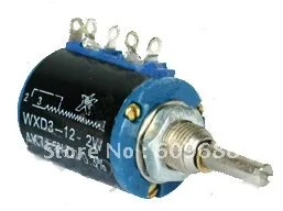Прецизионный многооборотный потенциометр с проволочной обмоткой WXD3 12 2W 10K 5