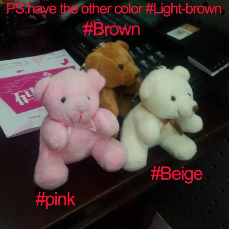 Sitting Bear With Bow 7cm 9cm 11cm 1