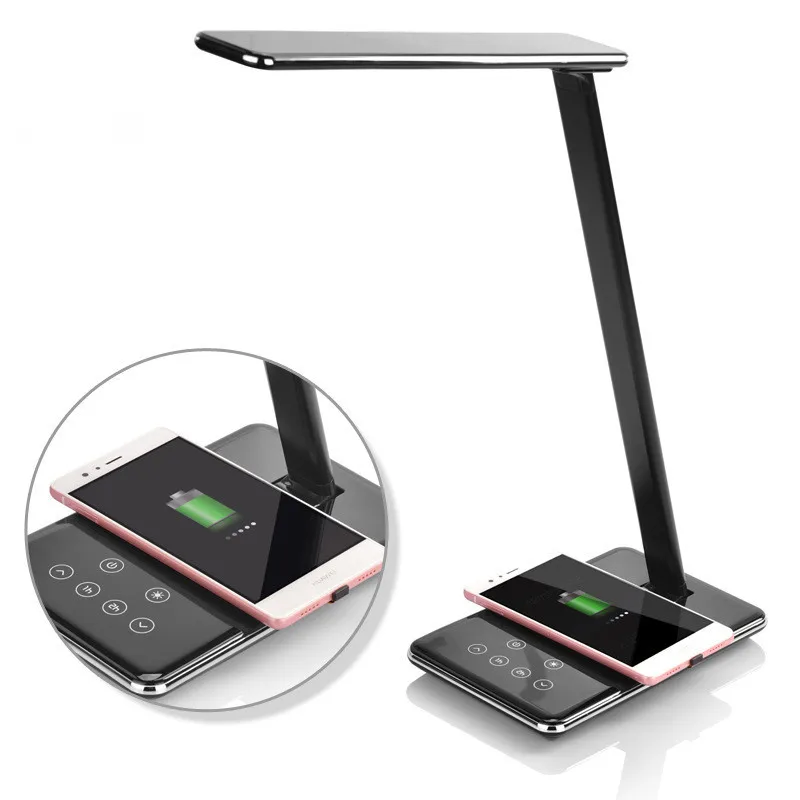 

Wireless Charger LED Table Lamp Folding Eye Protection LED Desk Lamp with USB Output LED Light Lamp