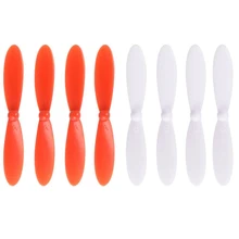 4x Red 4x White Rotor Propellers Blades for Hubsan X4 H107 H107D H107C H107L RC Four
