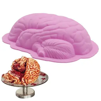 

Brain Shape Silicone Cake Mold Diy Cookie Desserts Baking Mold Chocolate Decor Mold Kitchen Tool