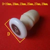 4pcs-8pcs/set Single Plastic Shower Door Rollers Wheel Runner Diameter 22mm,23mm,25mm,27mm with Eccentric shaft and white color. ► Photo 2/6