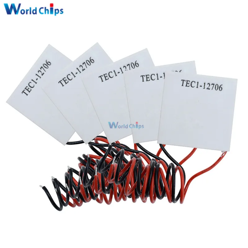 5 шт. TEC1-12706 12706 TEC Термоэлектрический охладитель Пельтье TEC112706 радиатор в виде