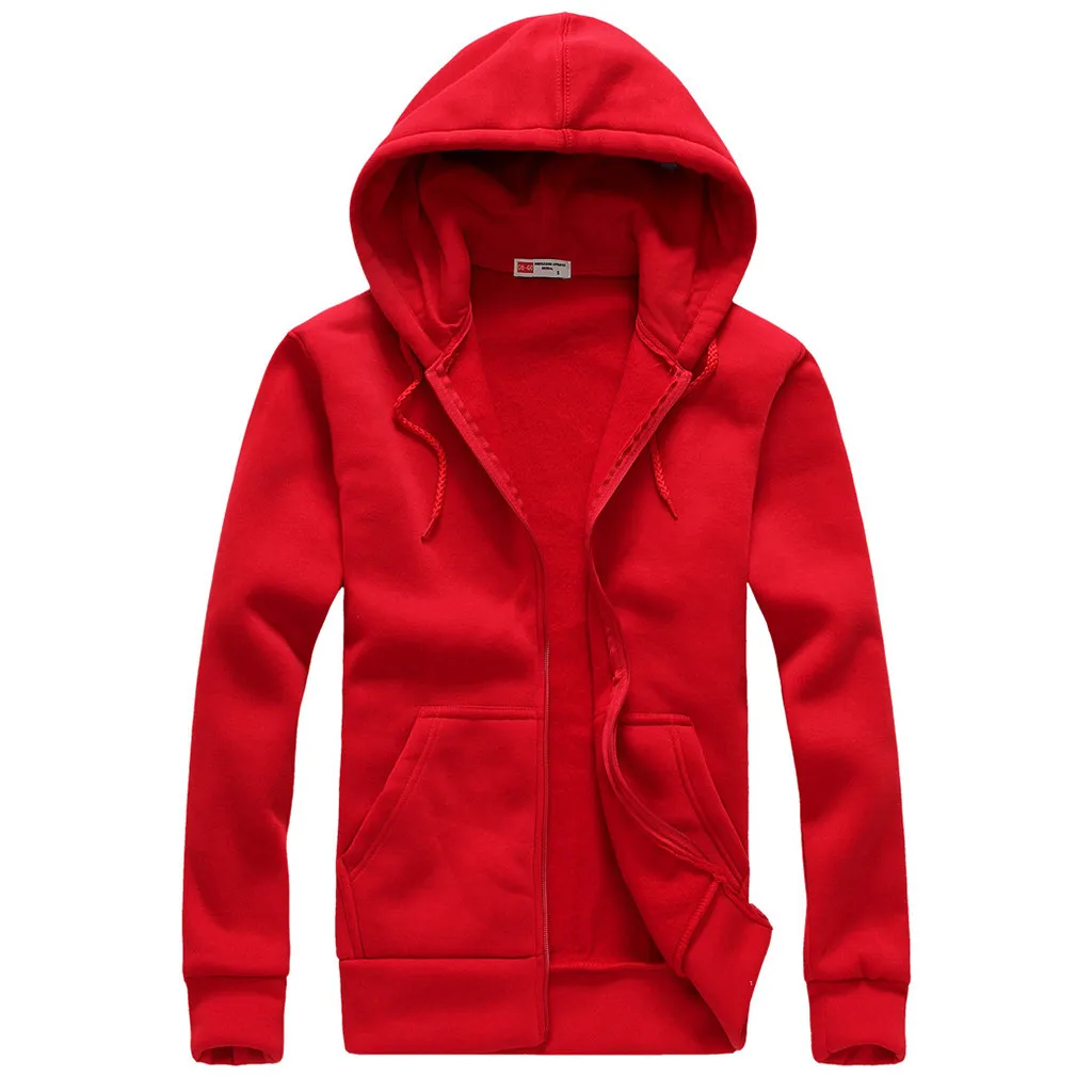 Manview куртки Горячие пальто Модные Мужские Простые Модные с длинными рукавами с капюшоном кардиган свитер верхняя одежда Высокое качество 9708 - Цвет: Red