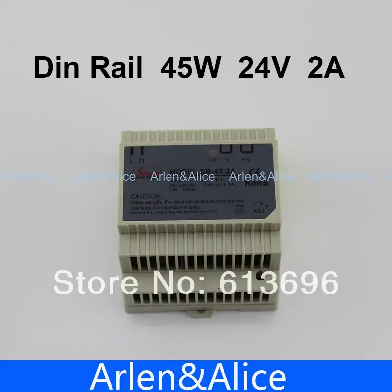 45W 24V 2A din-рейка одиночный выход импульсный источник питания SMPS - изображение