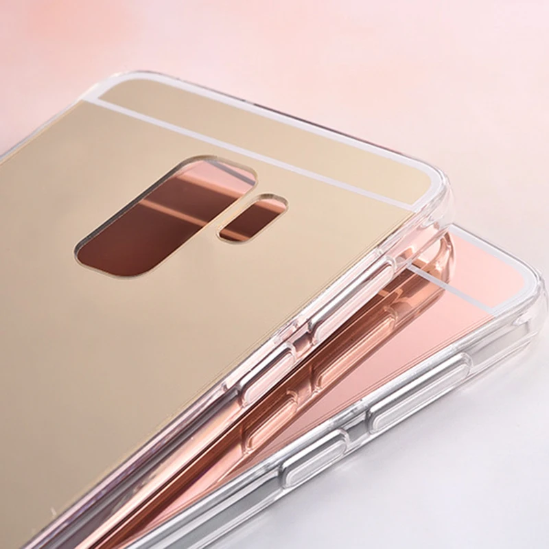 

For Samsung Galaxy A6 2018 Case Samsung A6 Plus 2018 Case Fashion Mirror Silicon TPU Back Cover For Samsung Galaxy A6 2018 A600F