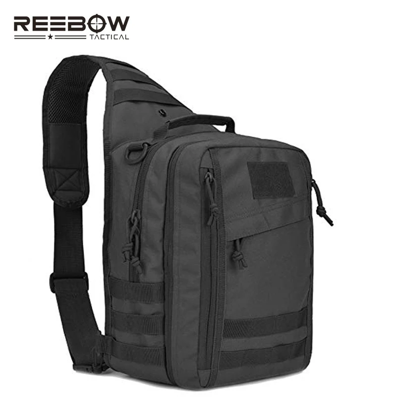 Us 26 59 5 Off Tactical Sling Bag Pack W Gun Holster Small Military Rover Shoulder Backpack Molle Assault Range Everyday Diaper In