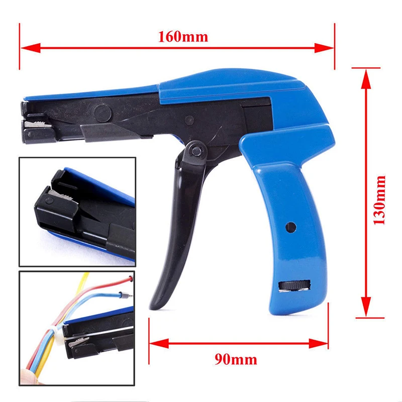 Cable clamp gun, Kinee cable clamp tool, cast steel - Cable cutter gun with steel handle, 7 inch length.5