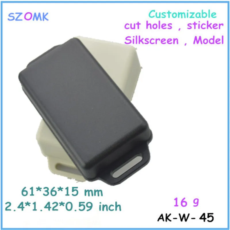 

free shipping electronic project box for Diy housing (1 pcs) 61*36*15mm instrument housing case control box plastic enclosure