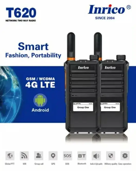 

4g lte walkie talkie HSDPA/WCDMA/4G LTE T620 Radio WCDMA GSM SIM card wifi network walkie talkie T620