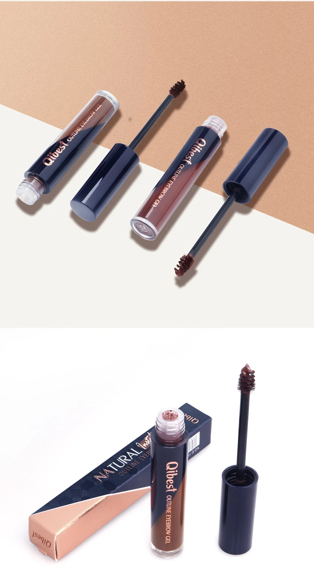 Black Brown Color Eye Brow Tattoo Tint 3D Waterproof Liquid Eyebrow Gel Pigment Eyebrow Enhancers BLong Lasting Makeup Cosmetics