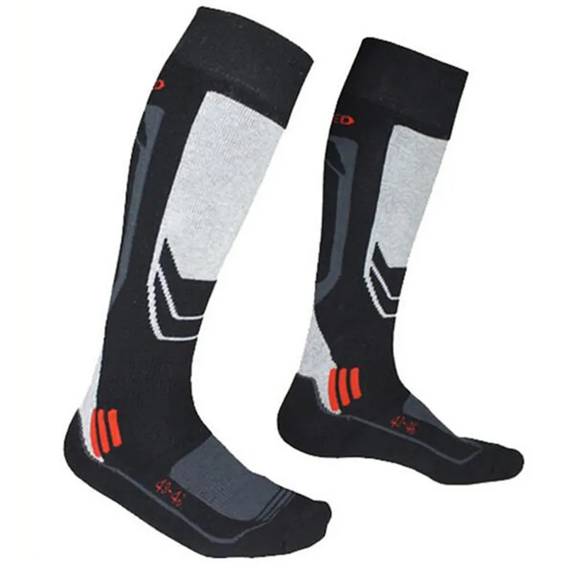 الشتاء الدافئة الرجال الحرارية تزلج الجوارب سميكة القطن الرياضية على الجليد الدراجات التزلج جوارب لكرة القدم الساق تدفئة سترة رياضية علوية ...