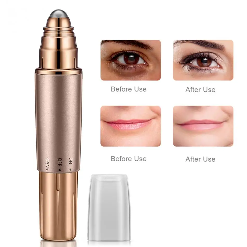 Electric Heated Eyes Lip Massager Roller Massager Wrinkles Removing Lifting Anti-aging Eye Care Beauty Tools Eye Massager