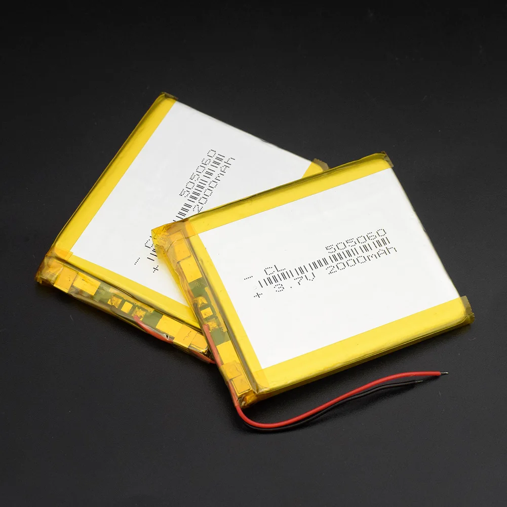 YCDC 3 7 V литий полимерный аккумулятор gps навигация 505060 2000mah большой емкости