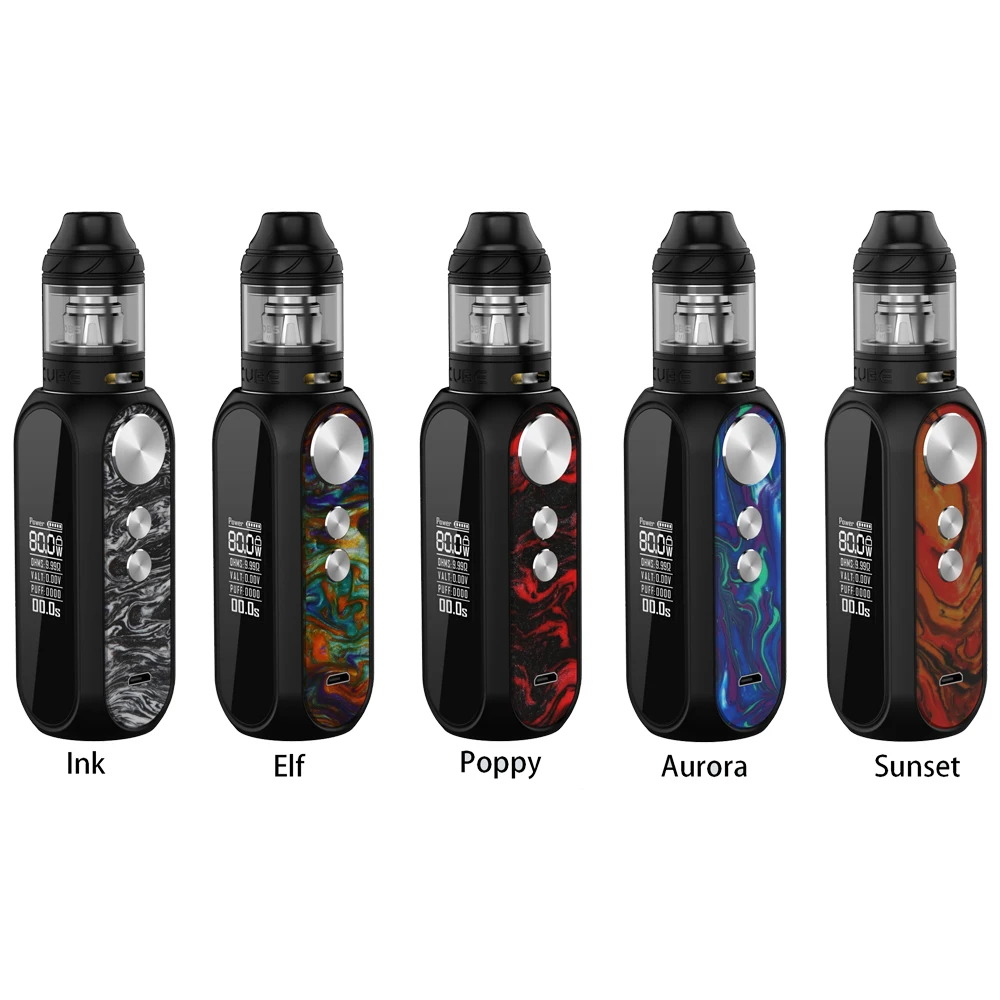 

Original OBS Electronic Cigarette Vape Kit Cubes 80w Box Mod Built-in 3000mAh with OBS 4ml Atomizer VW mode 0.96 inch LED screen