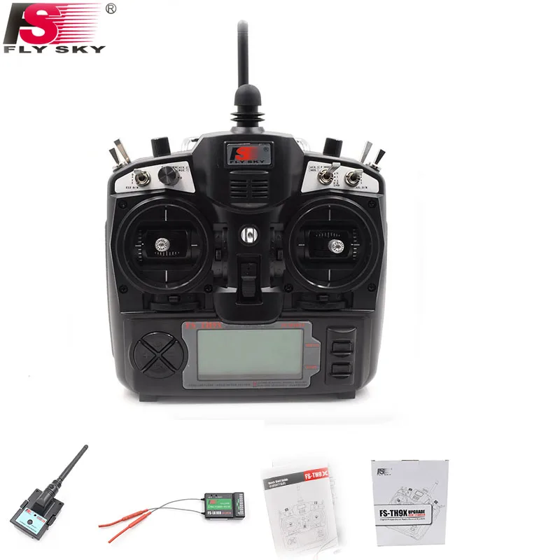 FlySky FS TH9X + IA10B дистанционный пульт 2 4 г 9CH радио комплект Системы (FS IA10B)9CH для rc Quadcopter