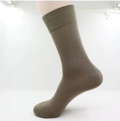 khaki Fcare 10 шт = 5 пар черный, хаки, темно-серый, коричневый 43-46 бамбуковые волокна длинные носки Бамбуковые мужские носки бизнес носки calcetines - Цвет: khaki