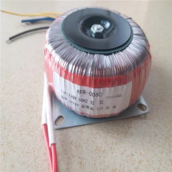 

Toroidal transformer Ring copper custom transformer 54VA toroidal output 12VAC-0-12VAC + 12VAC for 1969 power supply amplifier