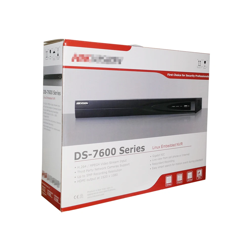 Hik обновляется NVR 16 POE ds-7616ni-e2/16 P PoE с 16ch Порты и разъёмы до 6 мегапикселей записи 2 HDD