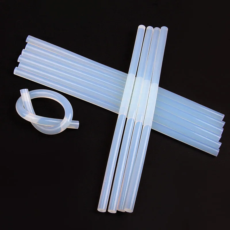 

100Pcs/Lot 7mm x 200mm Hot Melt Glue Sticks For Electric Glue Gun Craft Album Repair Tools For Alloy Accessories