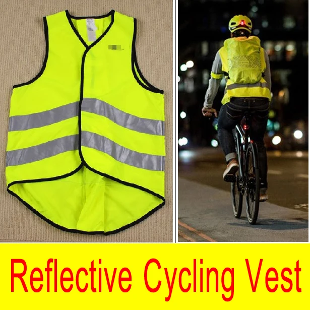 Brand New Night Fluorescent Cycling Vest Reflective Jersey Road Bike