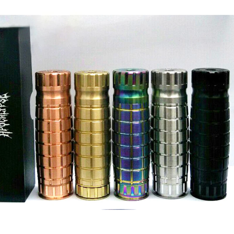 HOT-Apocalypse-mod-Mech-Mod-18650-Battery-24mm-Mechanical-Mod-brass-red-copper-Vapor-Vaporizer-Mod
