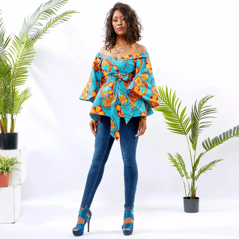 Shenbolen африканская одежда для женщин топ dashiki Новая мода vetement femme 2019 традиционная африканская одежда