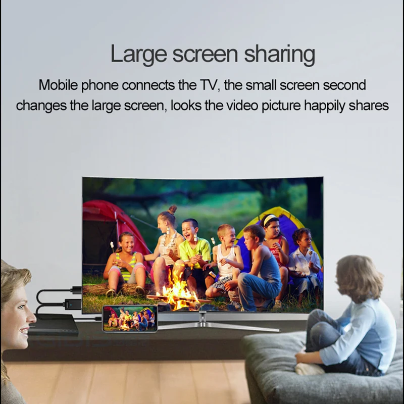 HDTV HDMI кабель 1080P TV цифровой av адаптер Кабель HD качество USB зарядка для IPhone 7 8 Plus X iOS 9