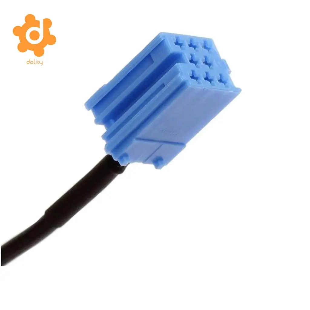 Car Mini ISO 8 Pin Aux Cable Lead Wire Adapter for VW AUDI Blaupunkt Radio